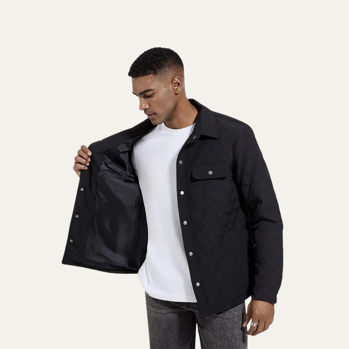 The St Davids Men's Casual Lightweight Quilted Jacket