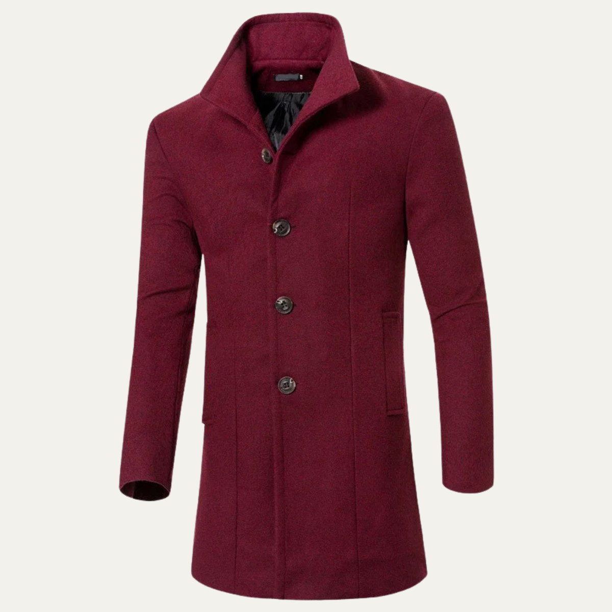 The Perth Men's Smart Casual Wool Blend Overcoat