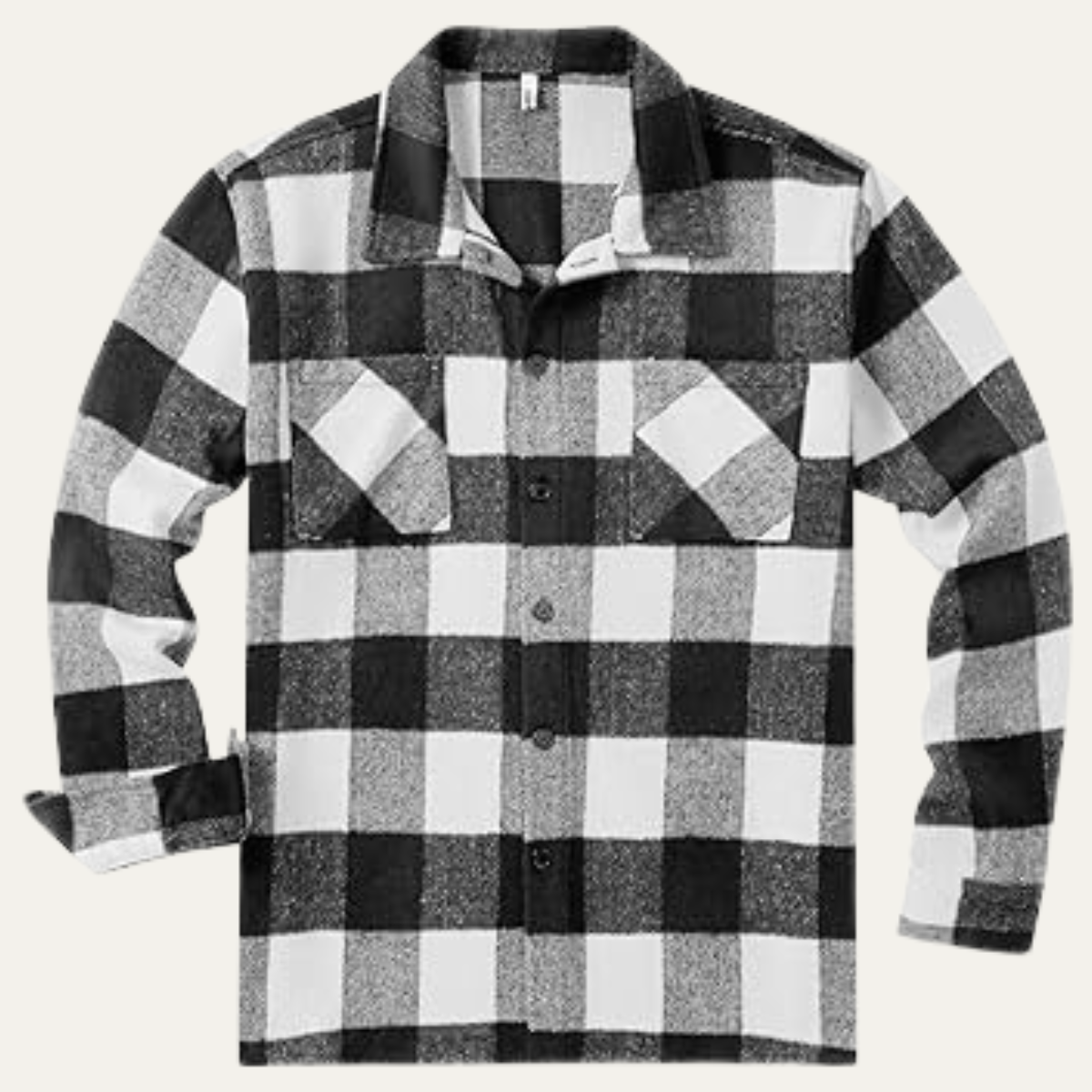 The Sorrento Men’s Trendy Flannel Plaid Fleece Jacket with Pockets