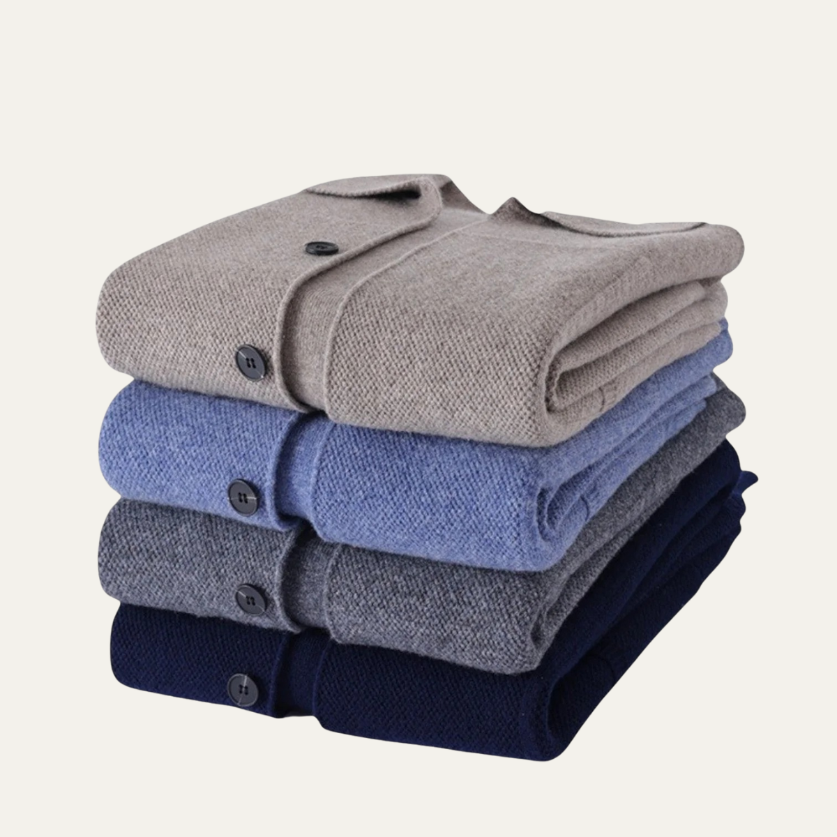 The Marlow Men's Classic Smart Layer Knit Cardigan