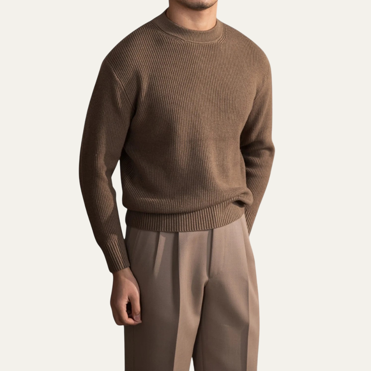 The Sunningdale Men's Wool Blend Crew Neck Jumper