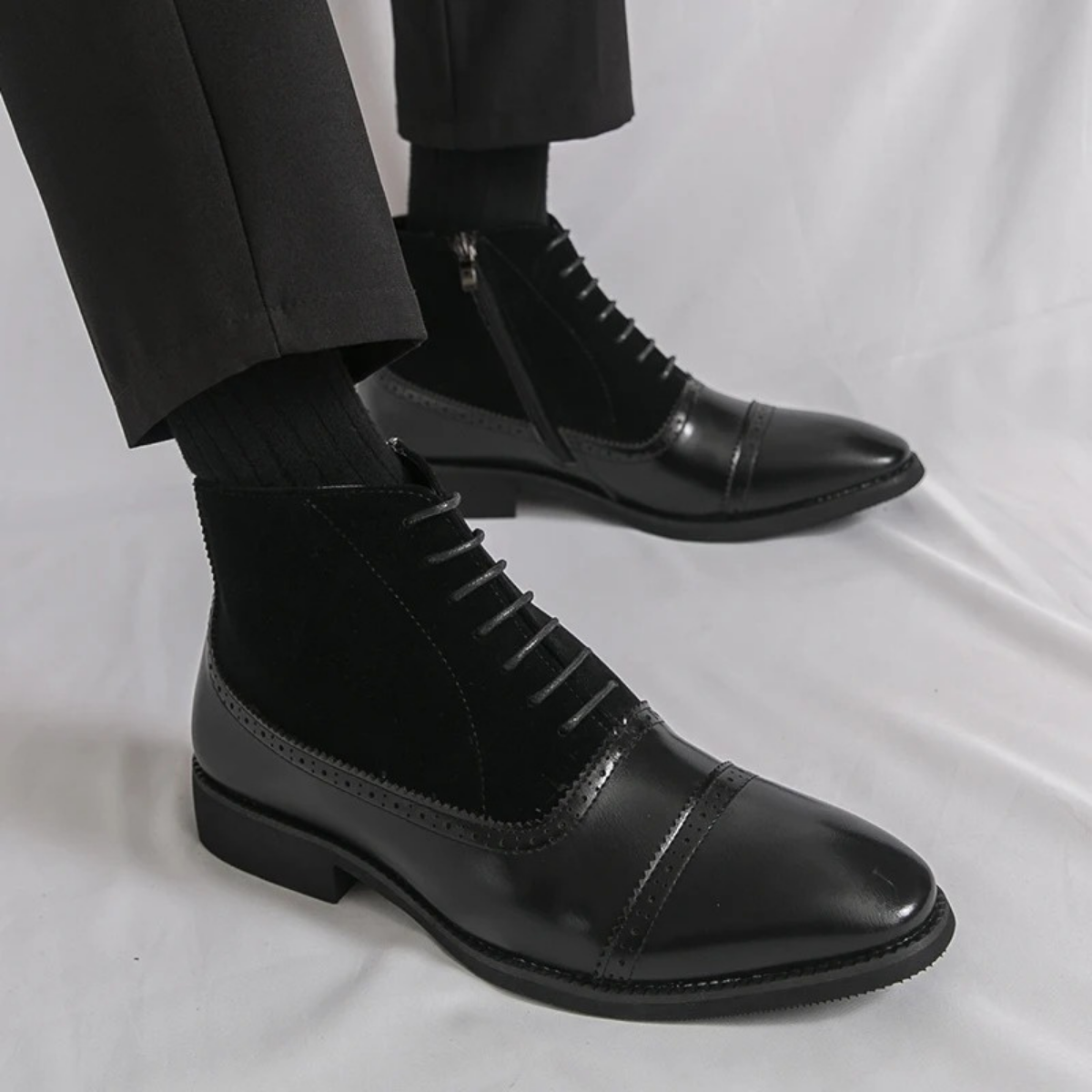 The Thistlewood Men’s Elegant Formal Chelsea Leather Boots