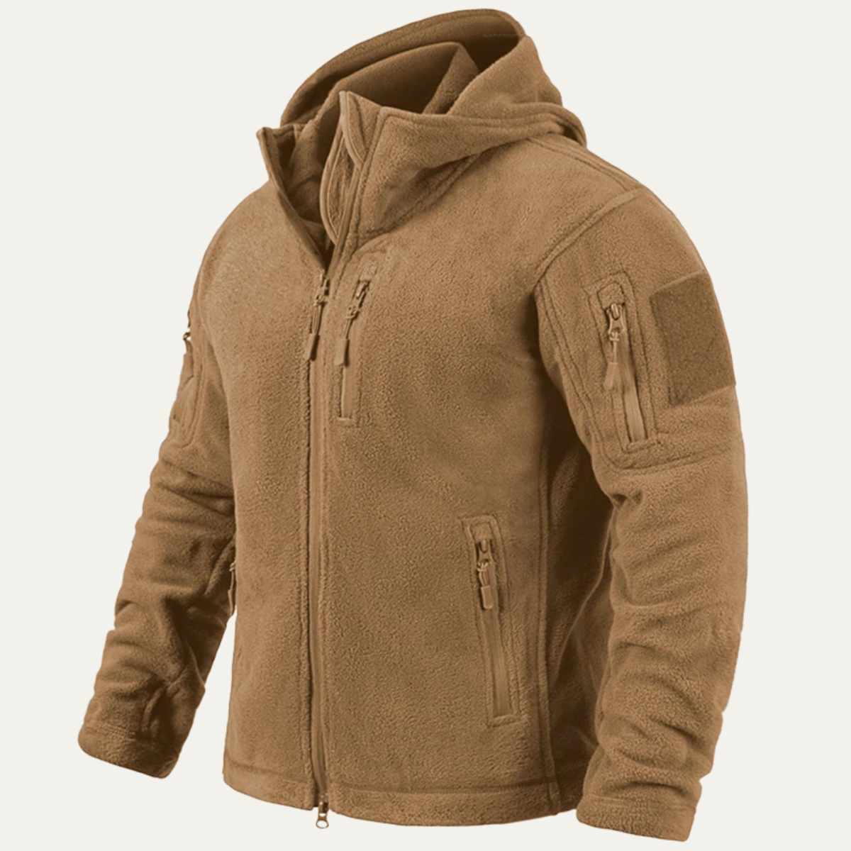 The Moray Men's Winter Fleece Tactital Hooded Jacket