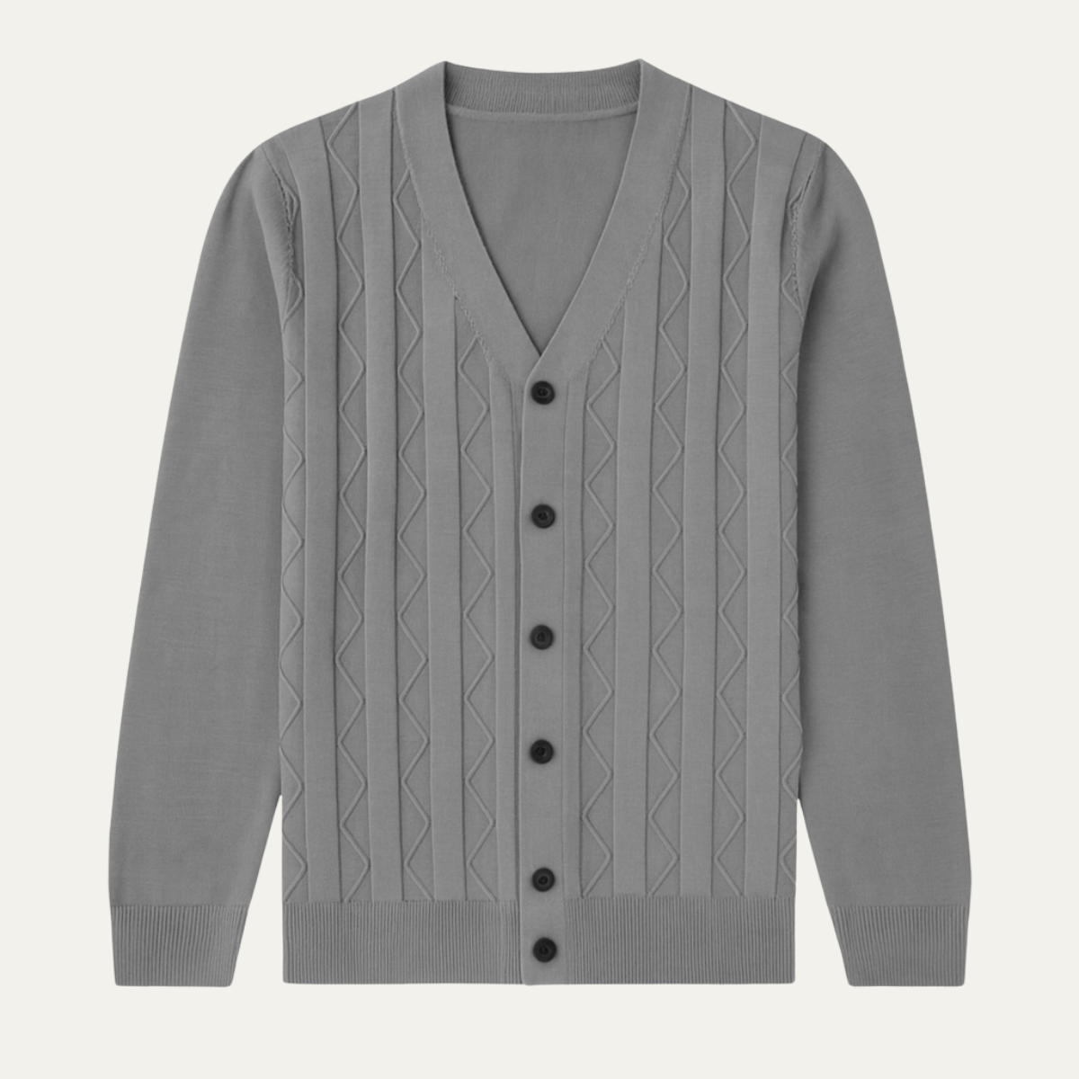 The Paisley Men's Lightweight V Neck Knit Cardigan