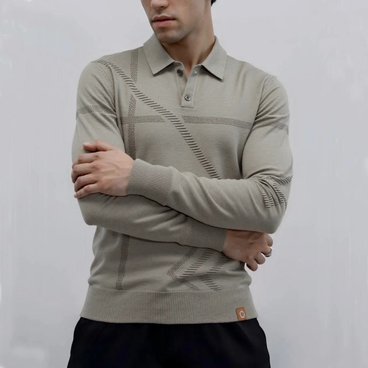 The Battersea Men's Lightweight Knit Polo Jumper