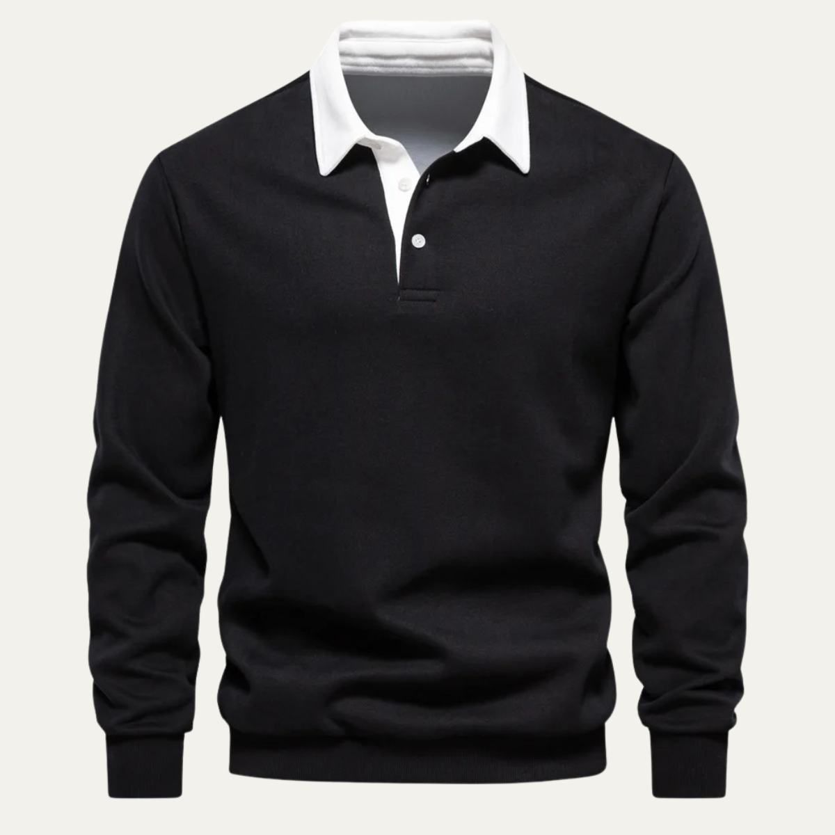 The Marlowe Men’s Casual Smart Polo Collar Jumper