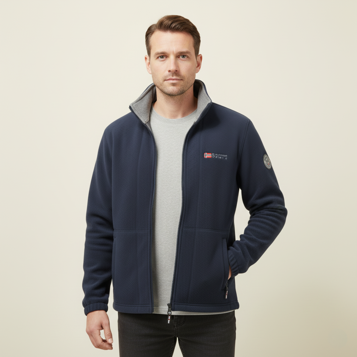 The Oslo Fleece Lined Warm Outdoor Jacket for Men