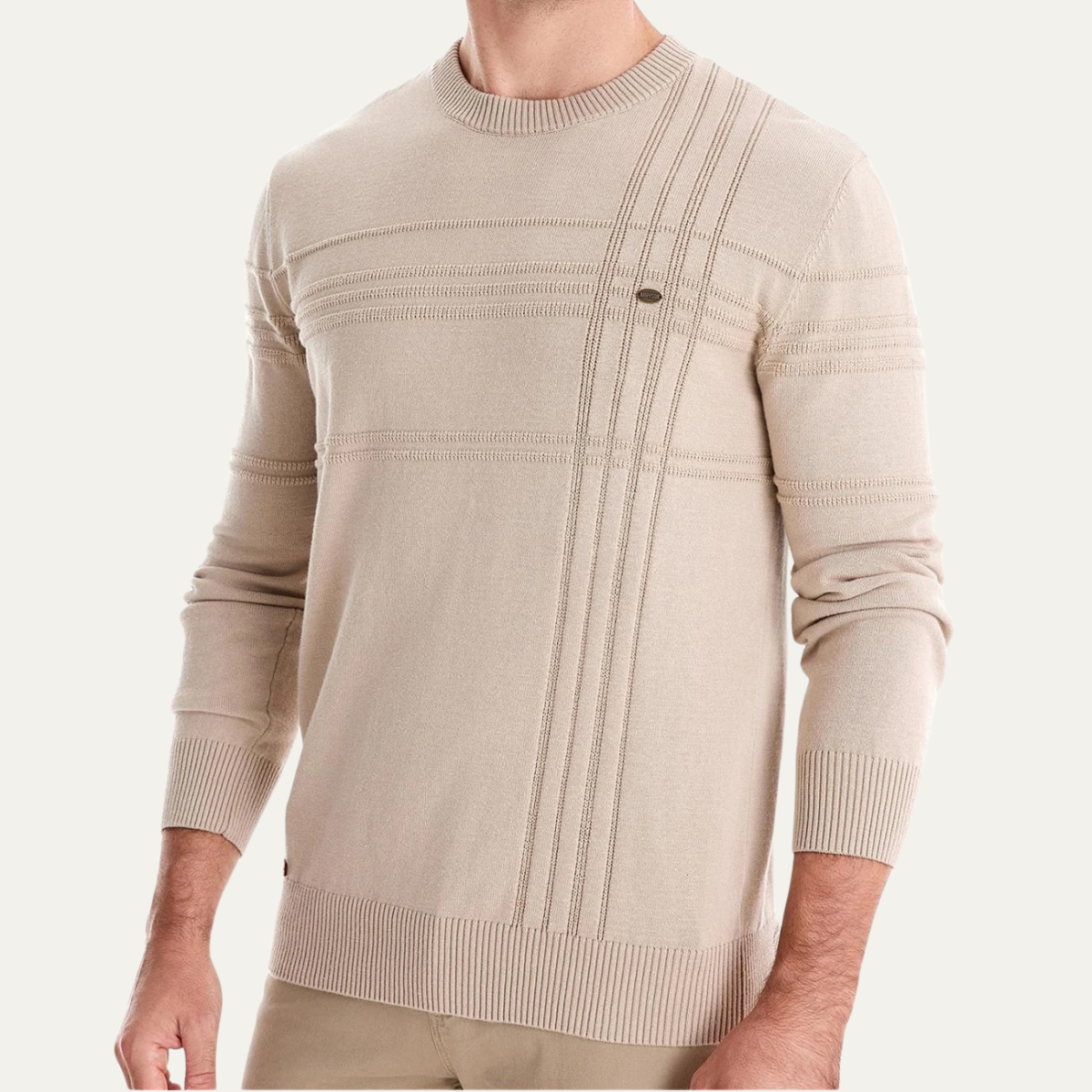 The Brighton Men’s Classic Crew Neck Knit Jumper