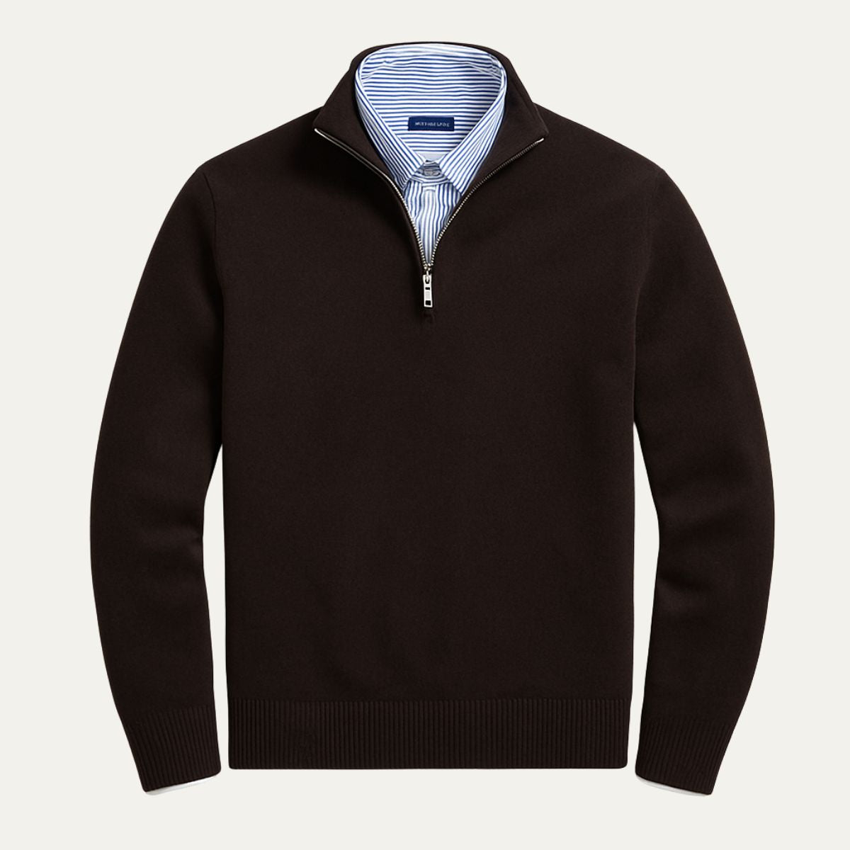 The Bronx Modern Quarter Zip Jumper for Men