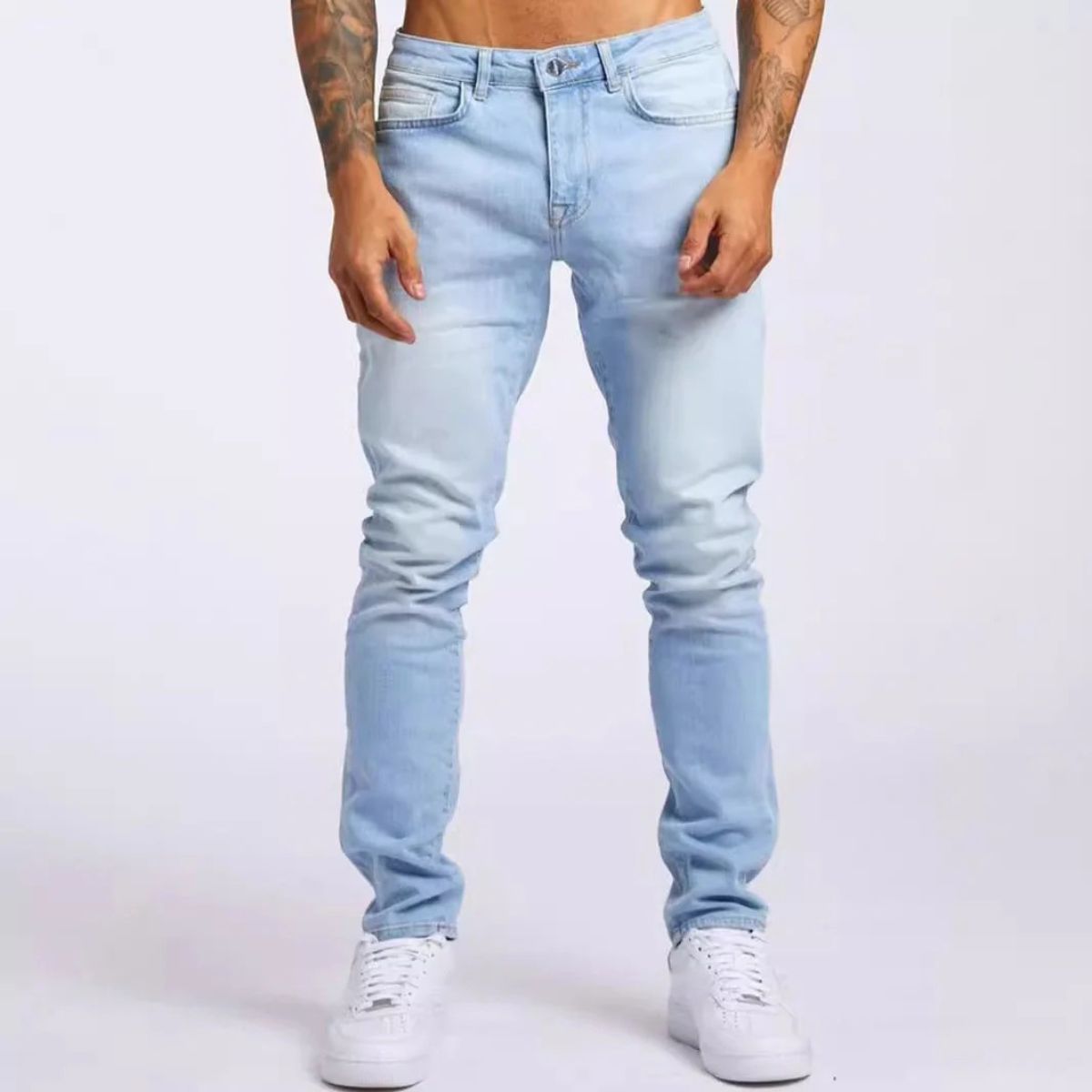 The Milano Slim Fit Classic Denim Jeans