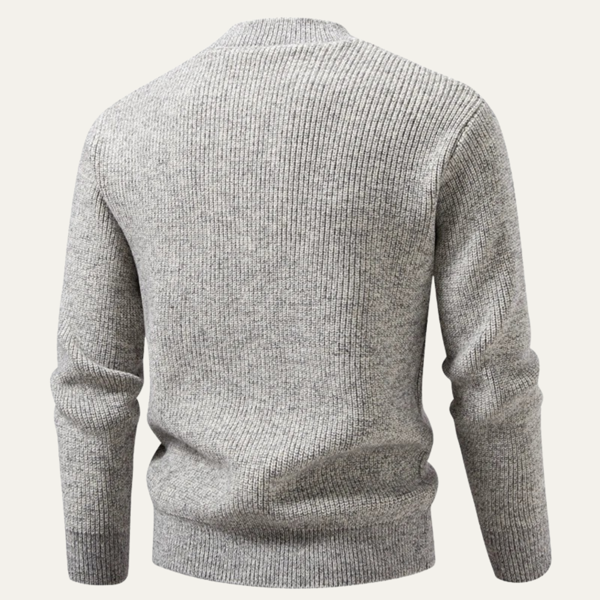 The Asciano Men’s Winter Warm Henley Knit Jumper