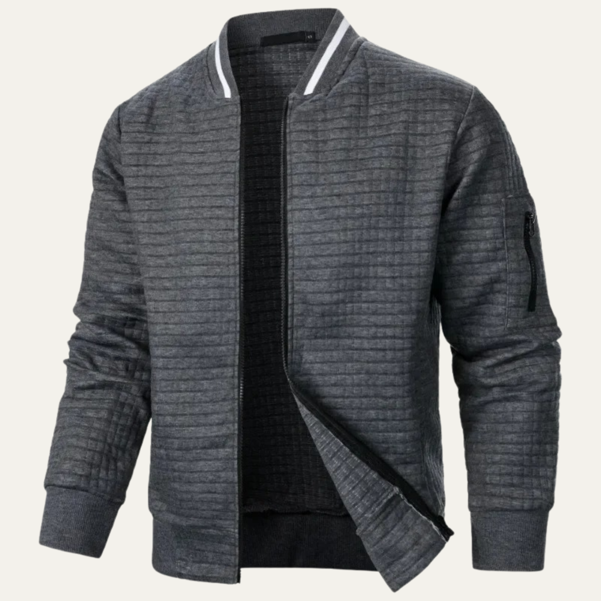 The Livingston Men's Lightweight Quilted Bomber Jacket