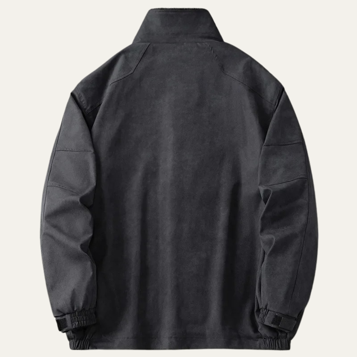 The Blenheim Men’s Warm Fleece Lined Vintage Black Suede Jacket