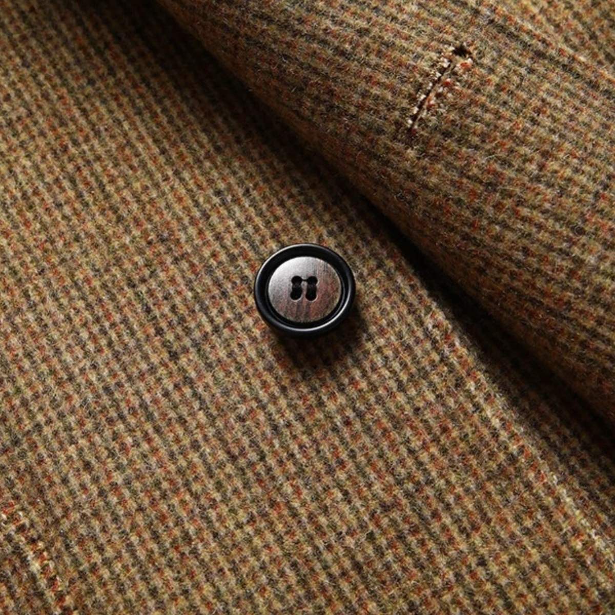 The Pantelleria Men's Checked Wool Suit Tweed Blazer Jacket