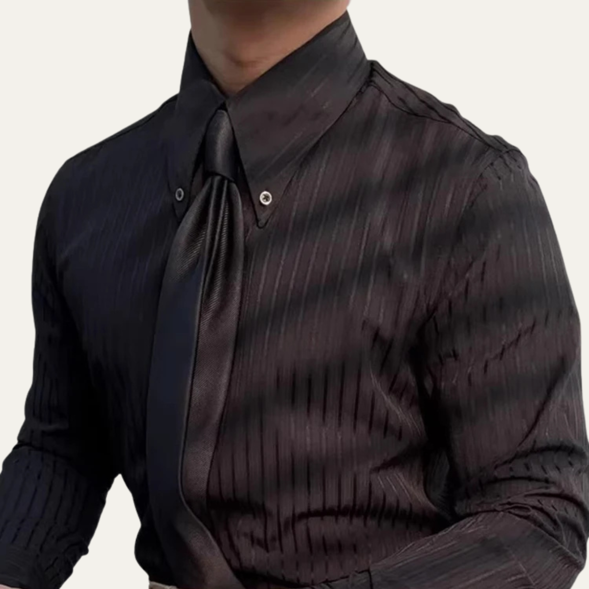 The Volterra Men's Vintage Slim Fit Button Up Shirt