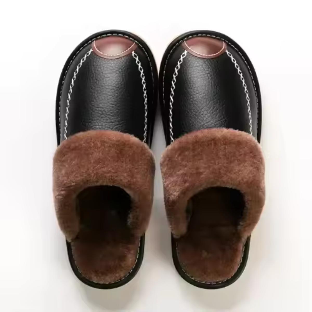 The Swansea Men’s Winter Warm Fleece Lined House Shoes
