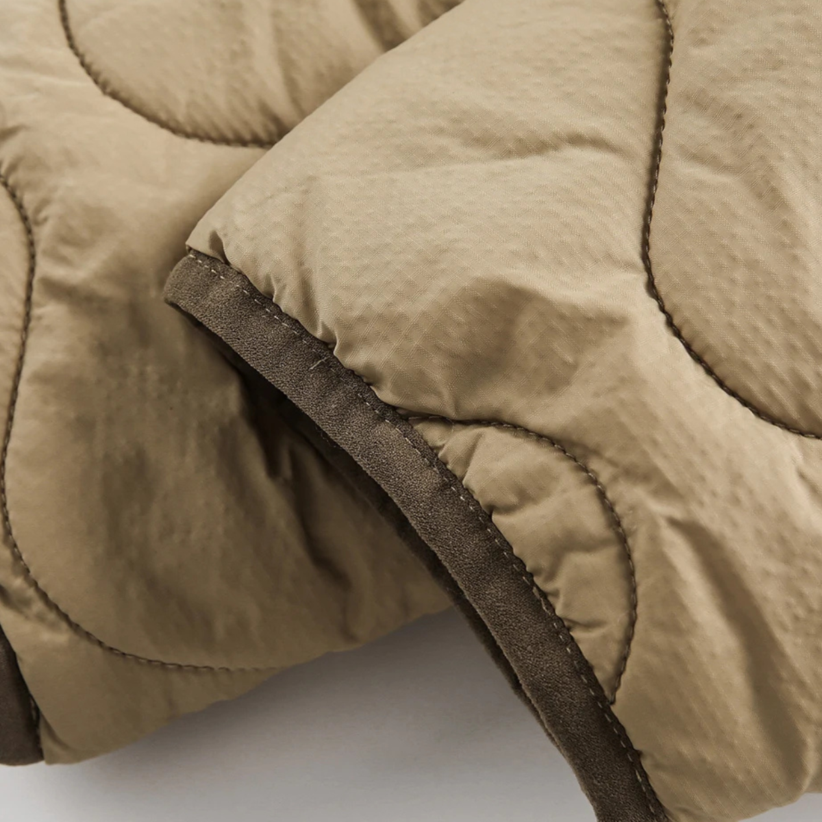 The Brunico Men's Embroidered Quilted Padded Jacket