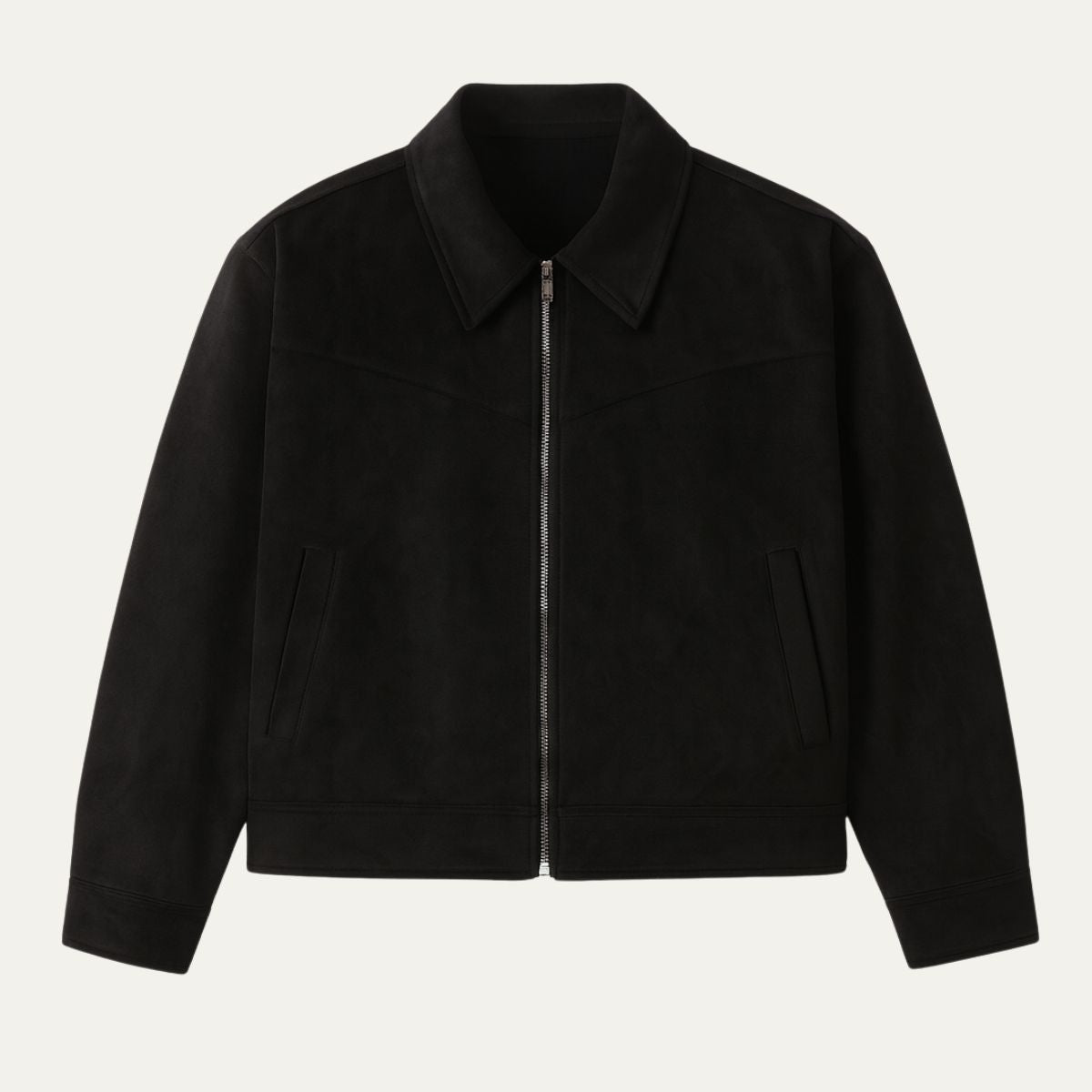 The Madrid Suede Leather Jacket – Men’s Classic Bomber Style