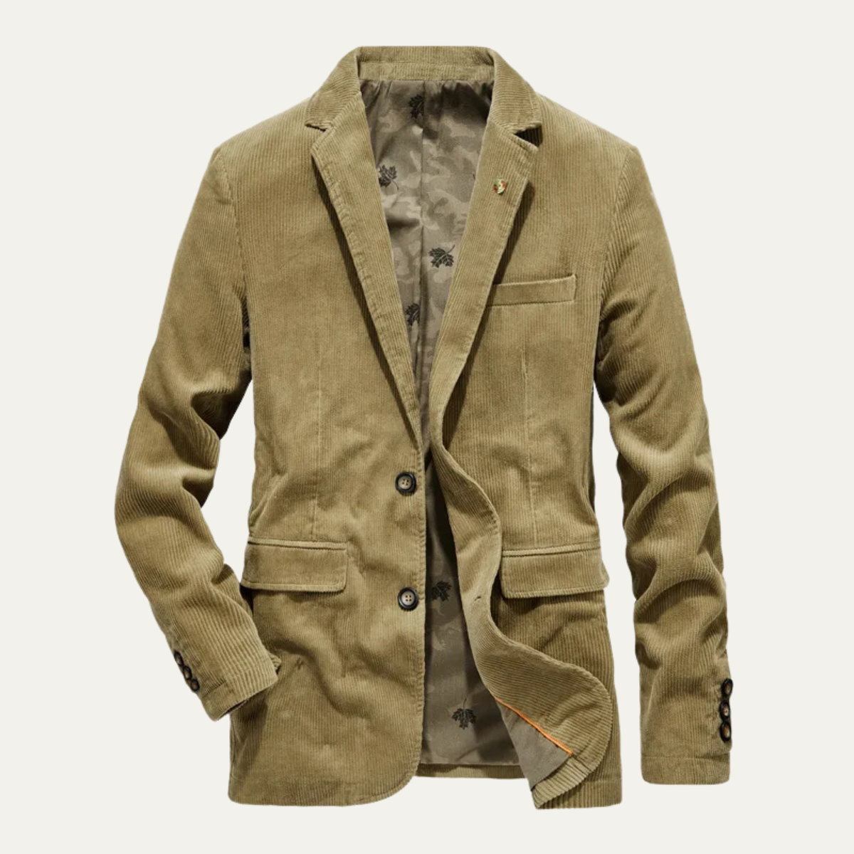 The Wadhurst Men’s Corduroy Casual Singel Breasted Blazer Jacket