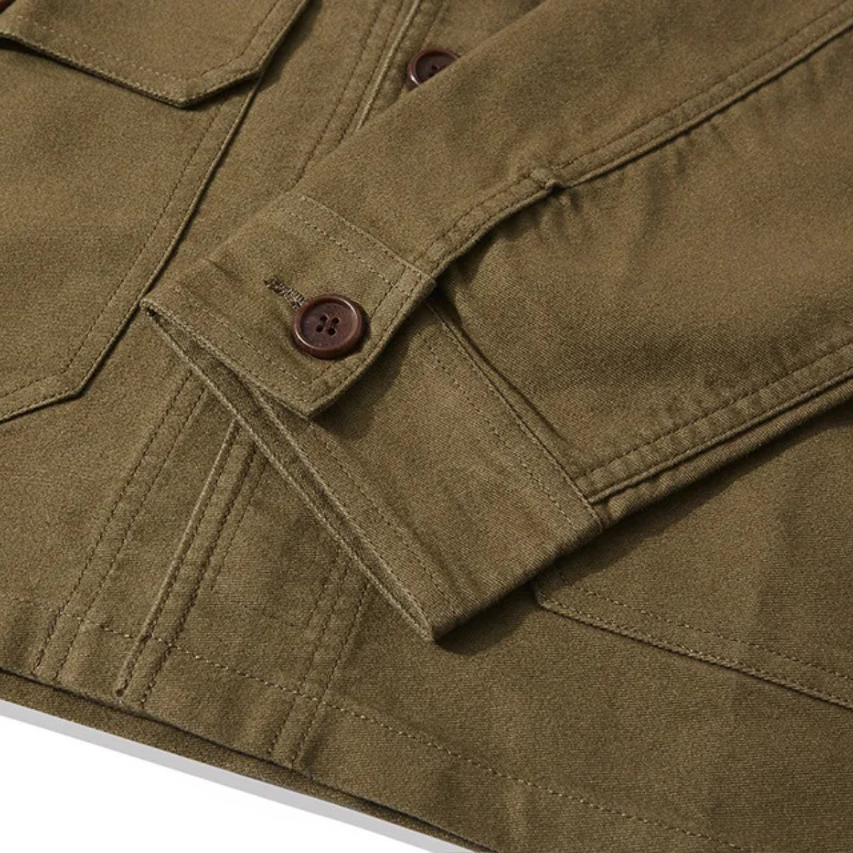 The Orbetello Men's Heavy Cotton Workwear Jacket with Multi Pockets