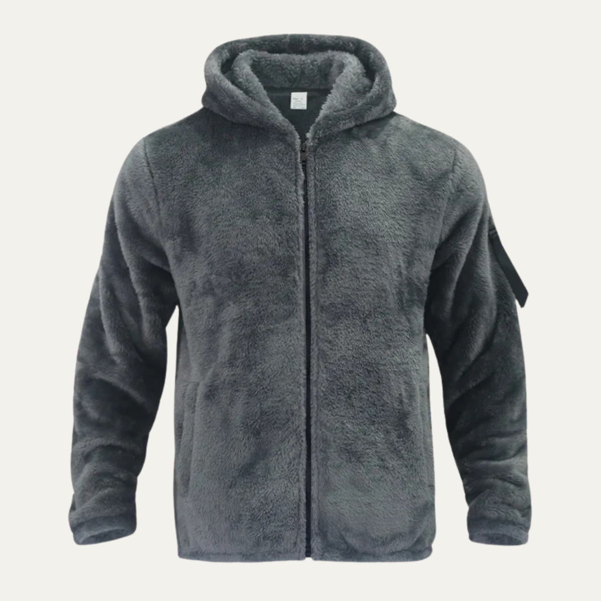 The Firenze Men’s Soft Plush Double Sided Fleece Warm Jacket