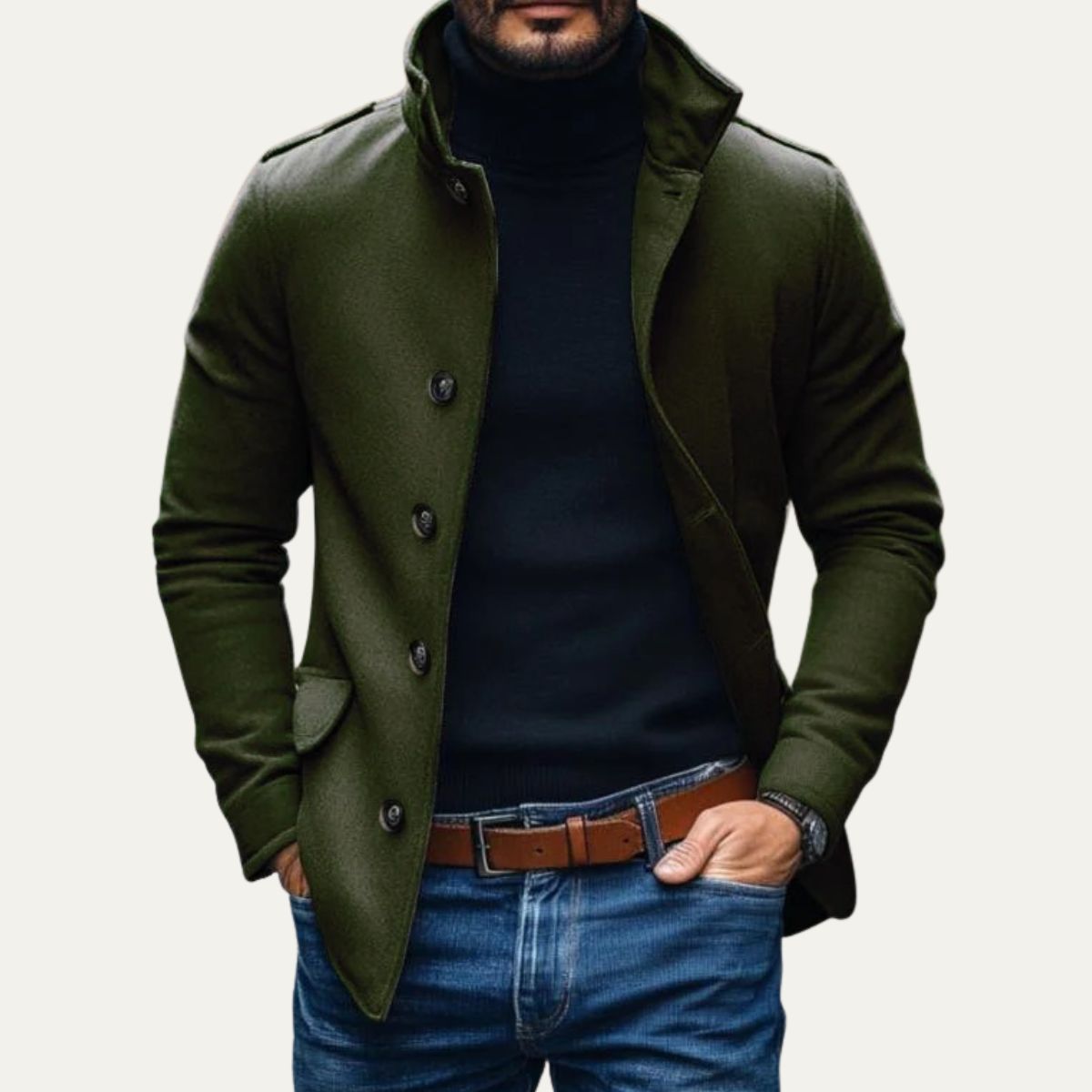 The Rome Wool Coat – Men’s Smart Tailored Overcoat