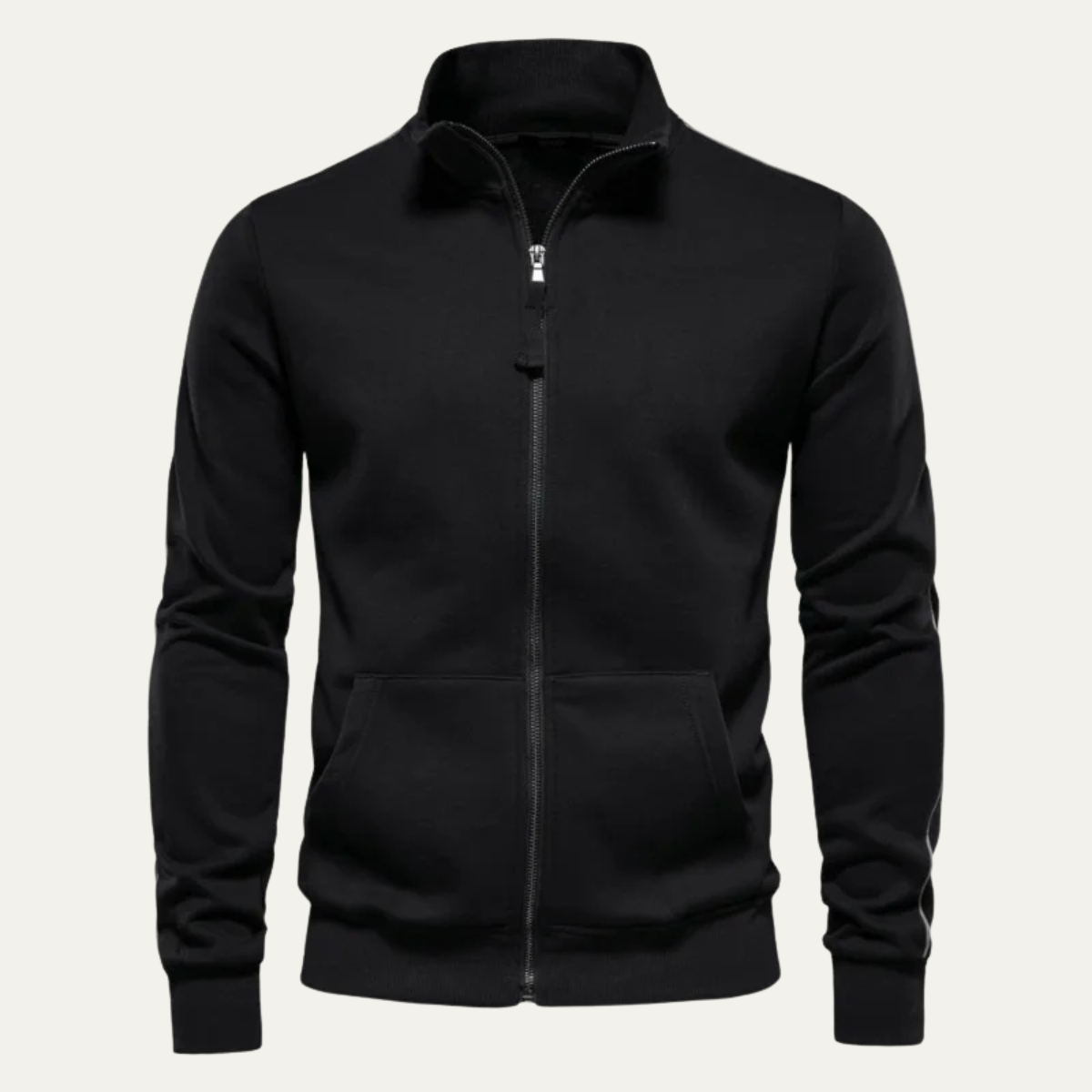 The Linosa Men's Zip Up Slim Fit Cotton Casual Jacket