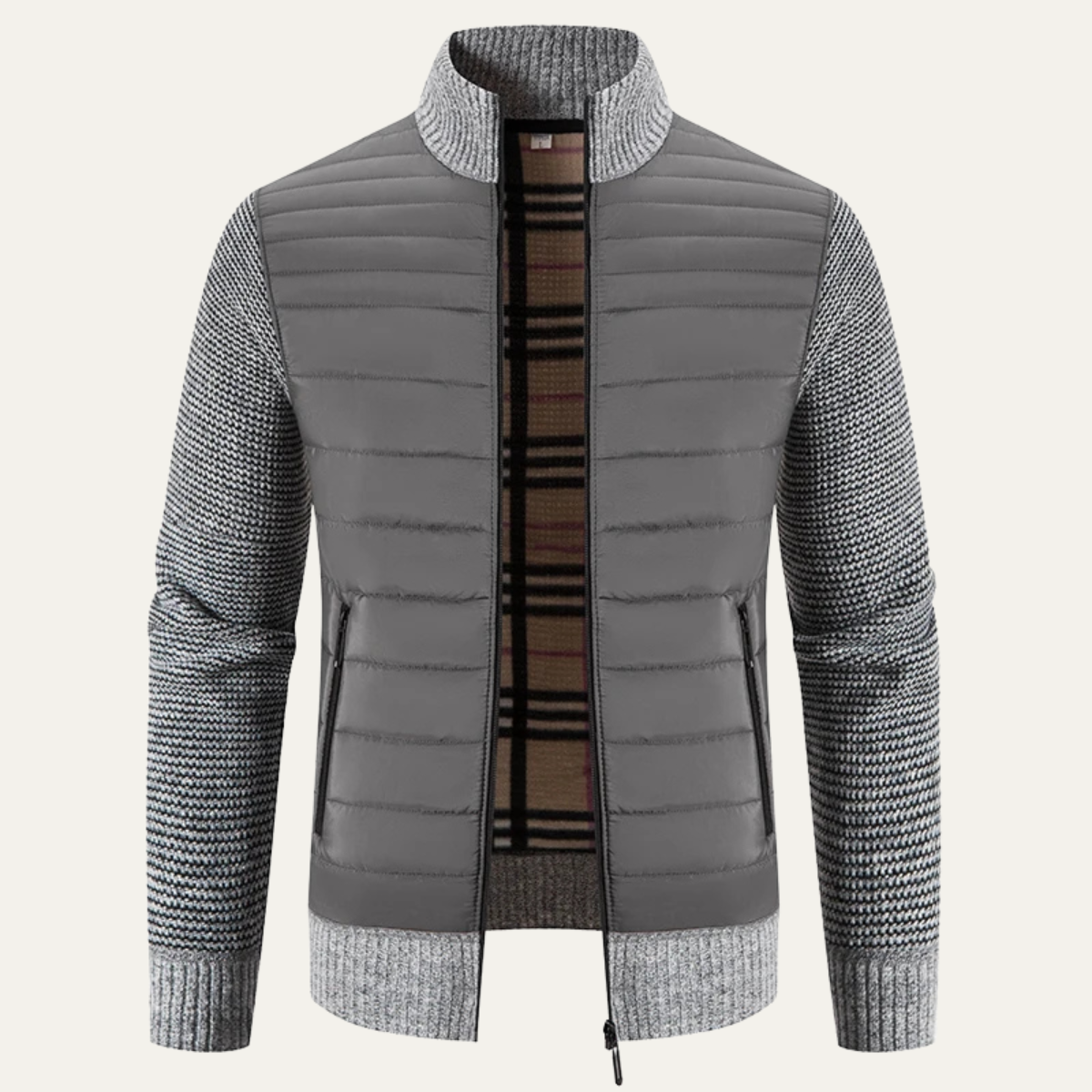 The Cardiff Men's Knit Winter Fleece Jacket
