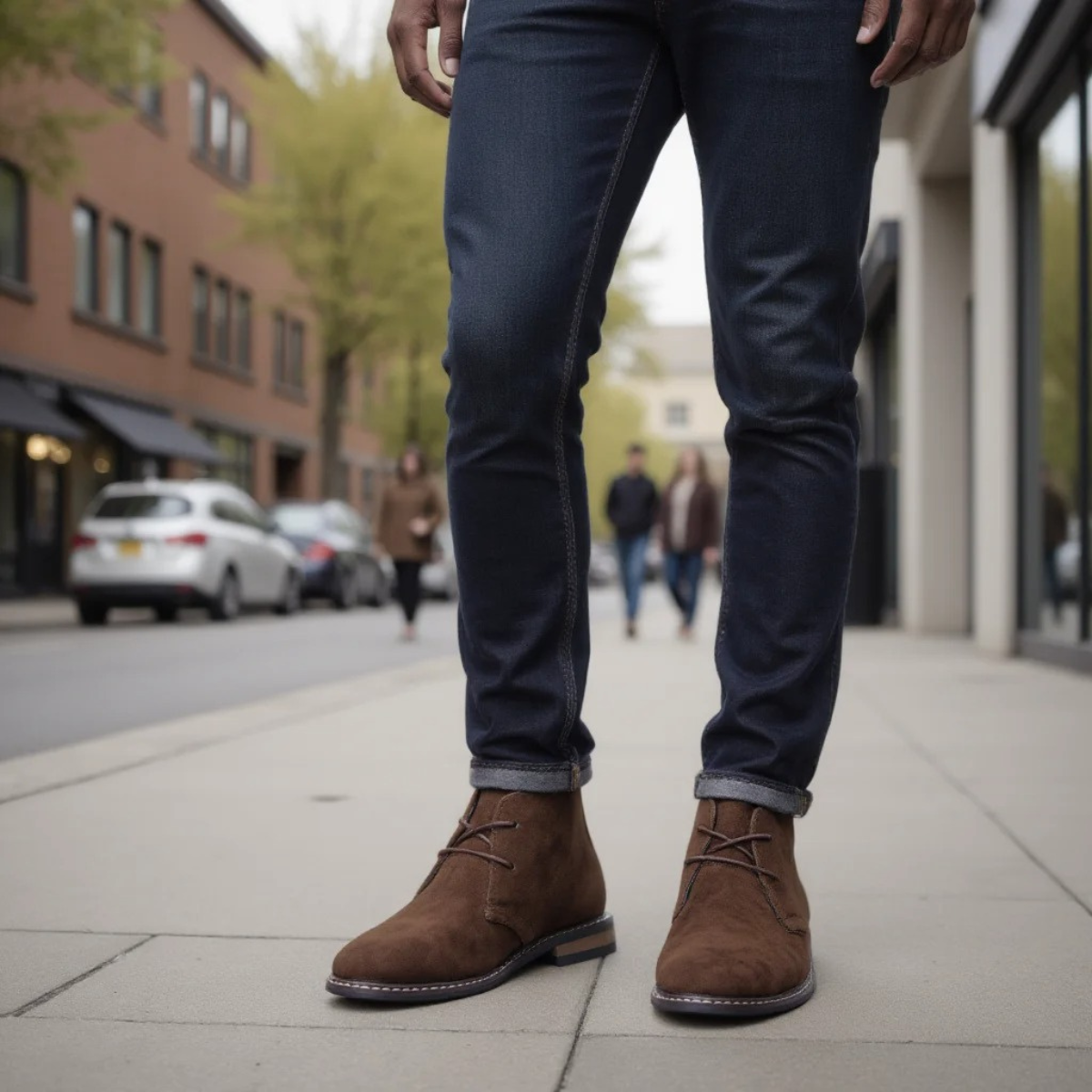 The Hammersmith Men’s Classic Lace Up Brown Suede Boots