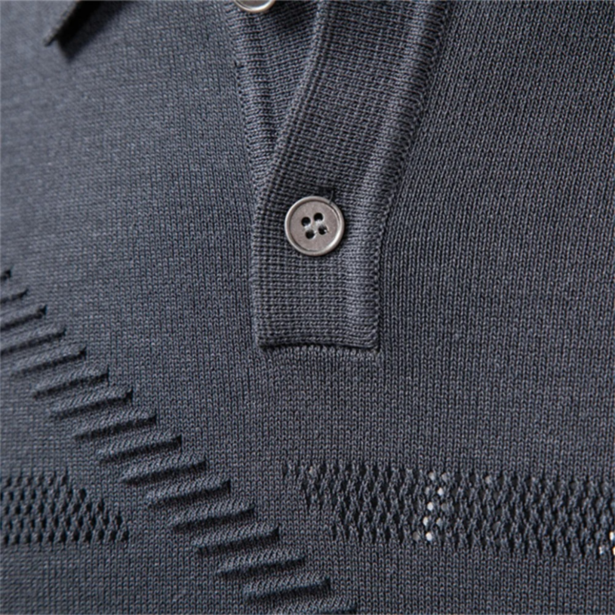 The Battersea Men's Lightweight Knit Polo Jumper
