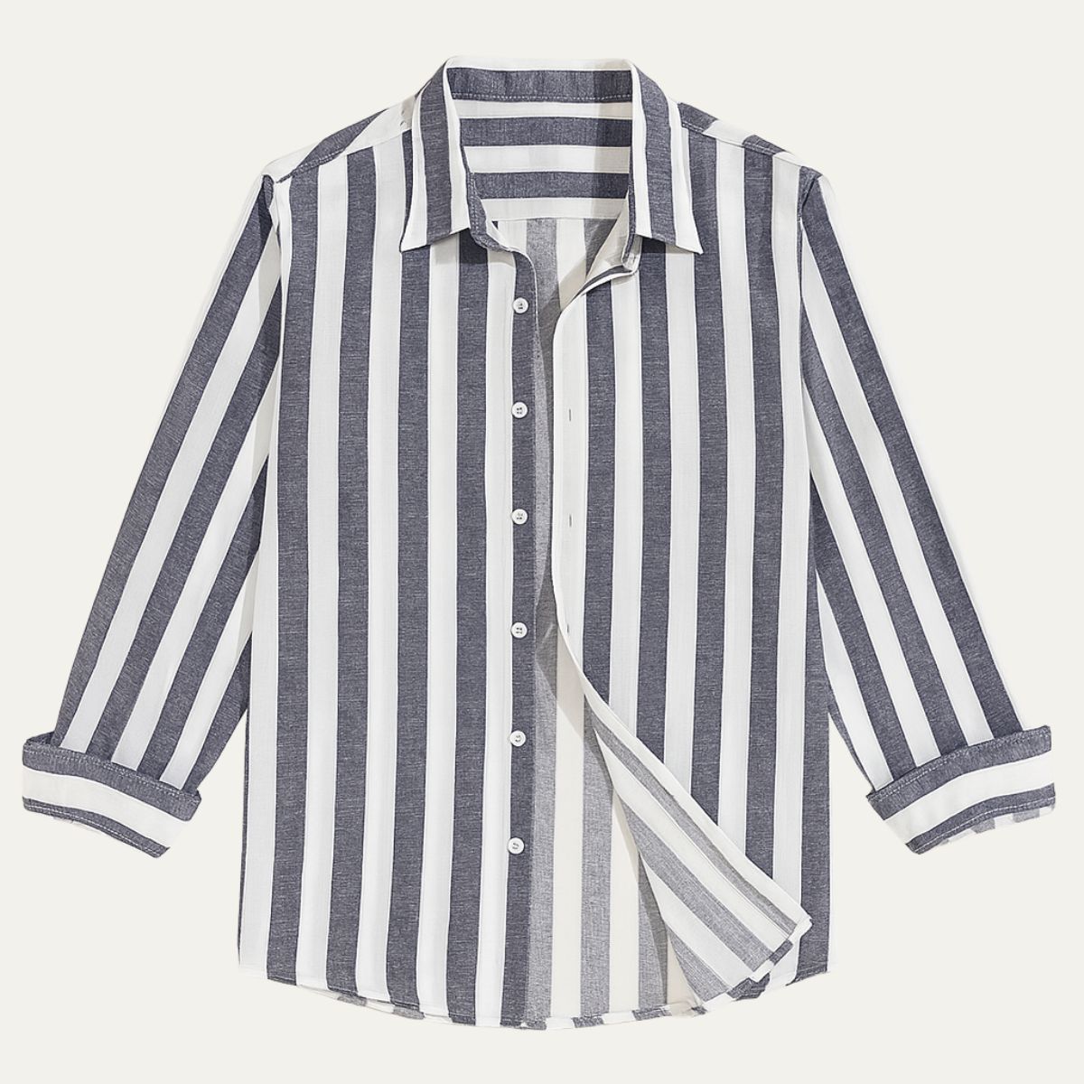 The Valencia Linen Striped Shirt for Men