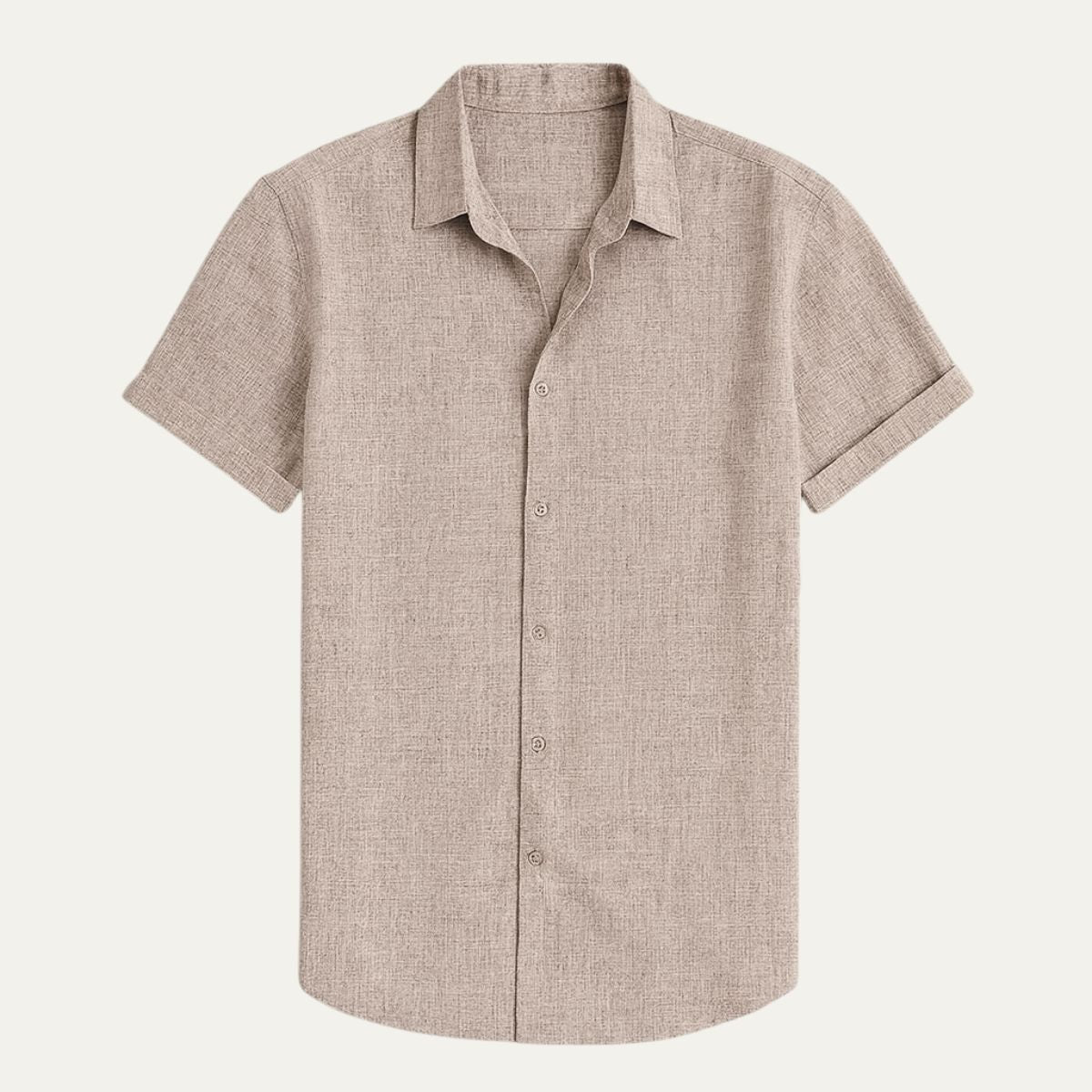 The Monaco Short Sleeve Linen Shirt for Men