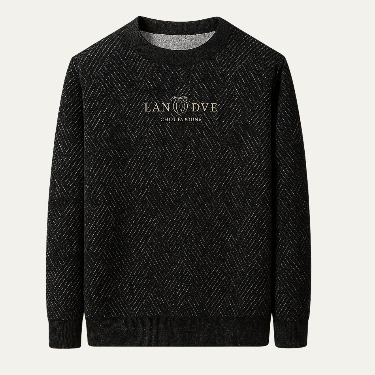 The Swansea Men's Winter Fleece Lined Velvet Jumper