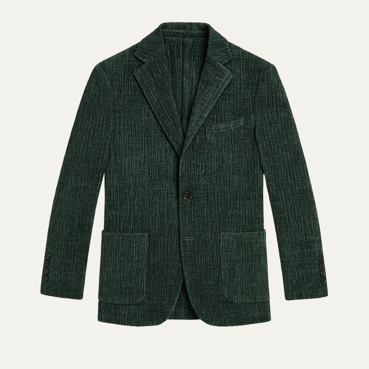 The Haddon Men’s Slim Fit Velvet Business Blazer Jacket