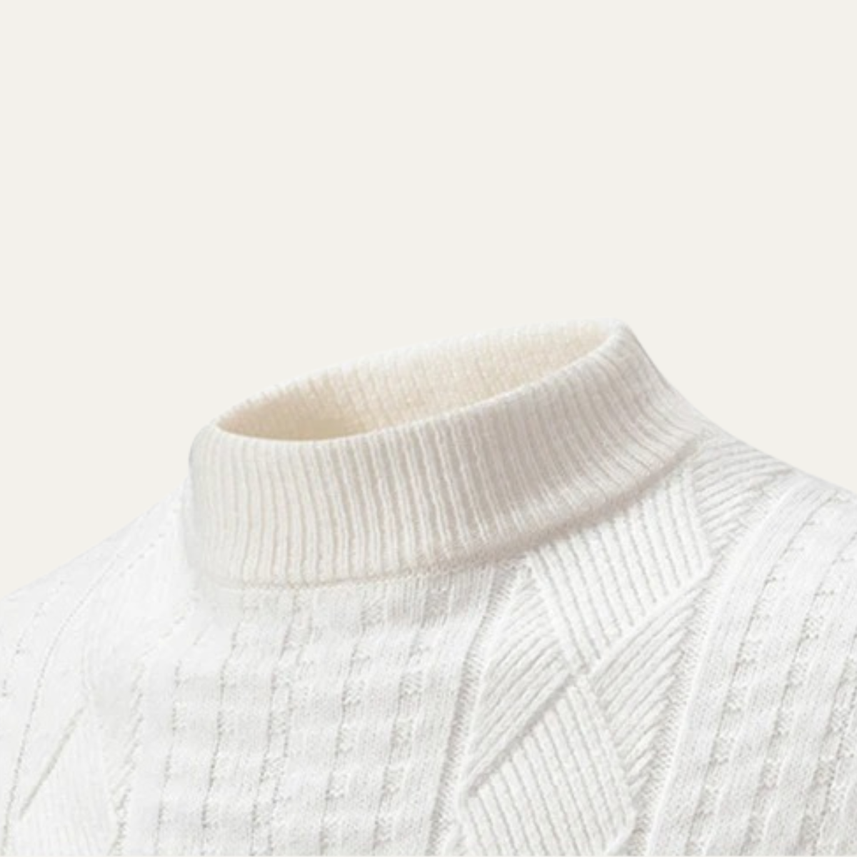 The Brunico Men’s Warm Slim Fit Cable Knit Jumper