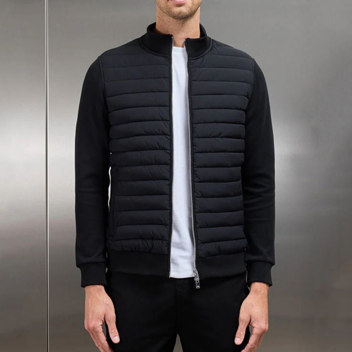 The Copenhagen Elegant Quilted Puffer Coat – Men’s Lightweight Jacket