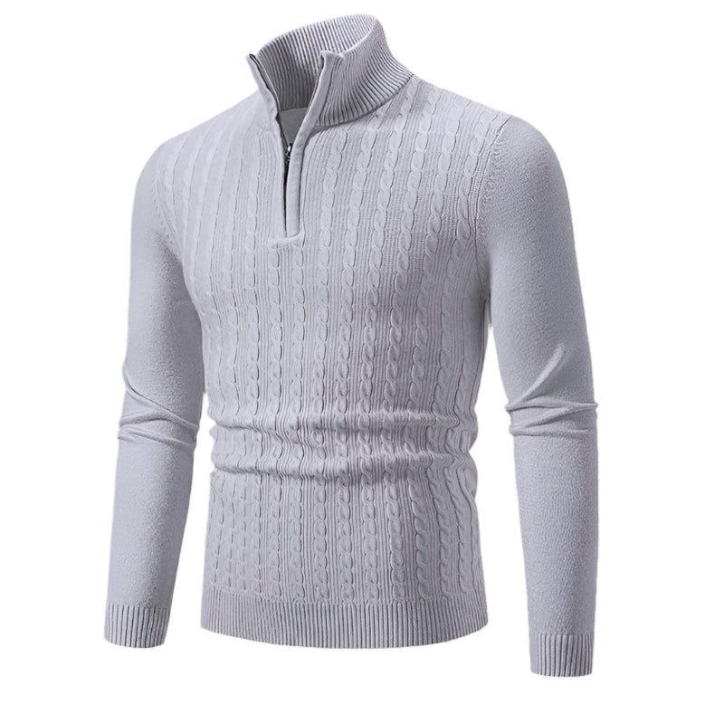 The Gstaad Half Zip Jumper-The British Gentlemen