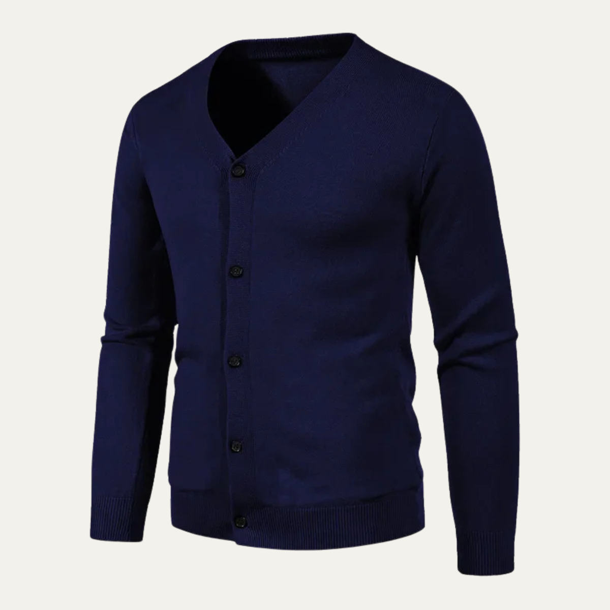 The Malvern Men’s Casual V Neck Lightweight Button Cardigan
