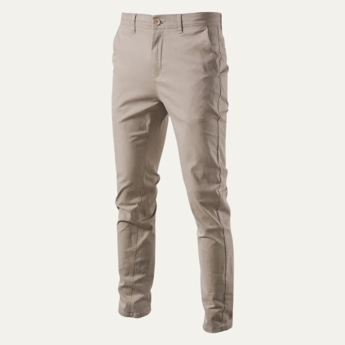 The Shrewsbury Men's Trendy Slim Fit Cotton Business Chino Trousers