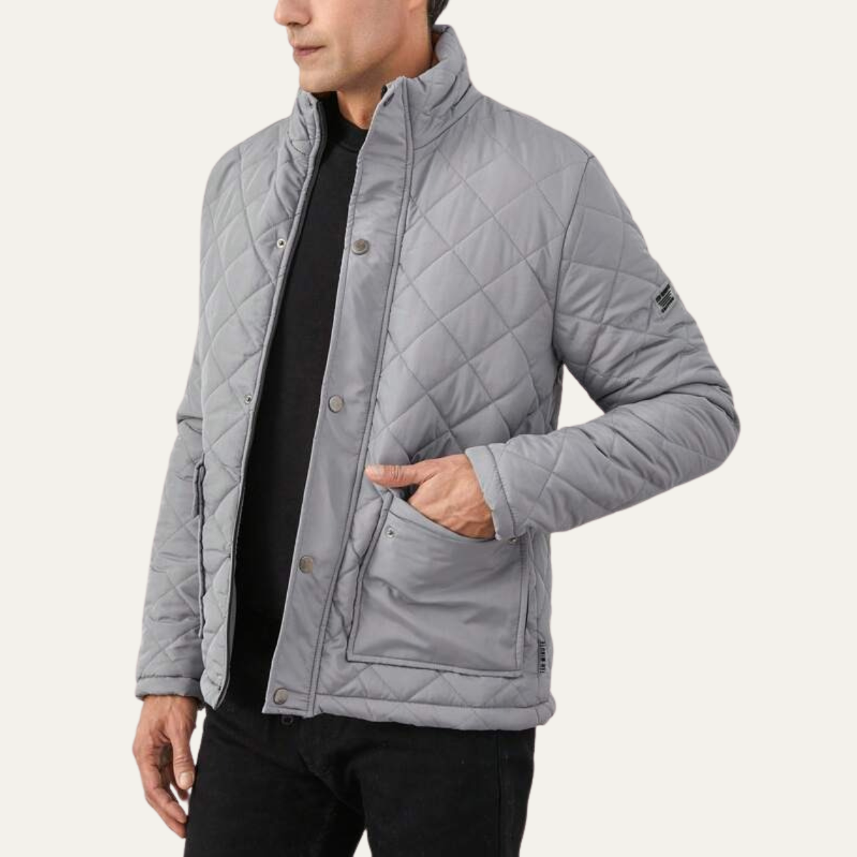 The Lincoln Men's Quilted Insulated Winter Outerwear Jacket