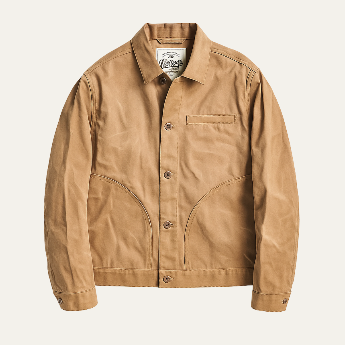 The Wrexham Men’s Vintage Canvas Windproof Jacket