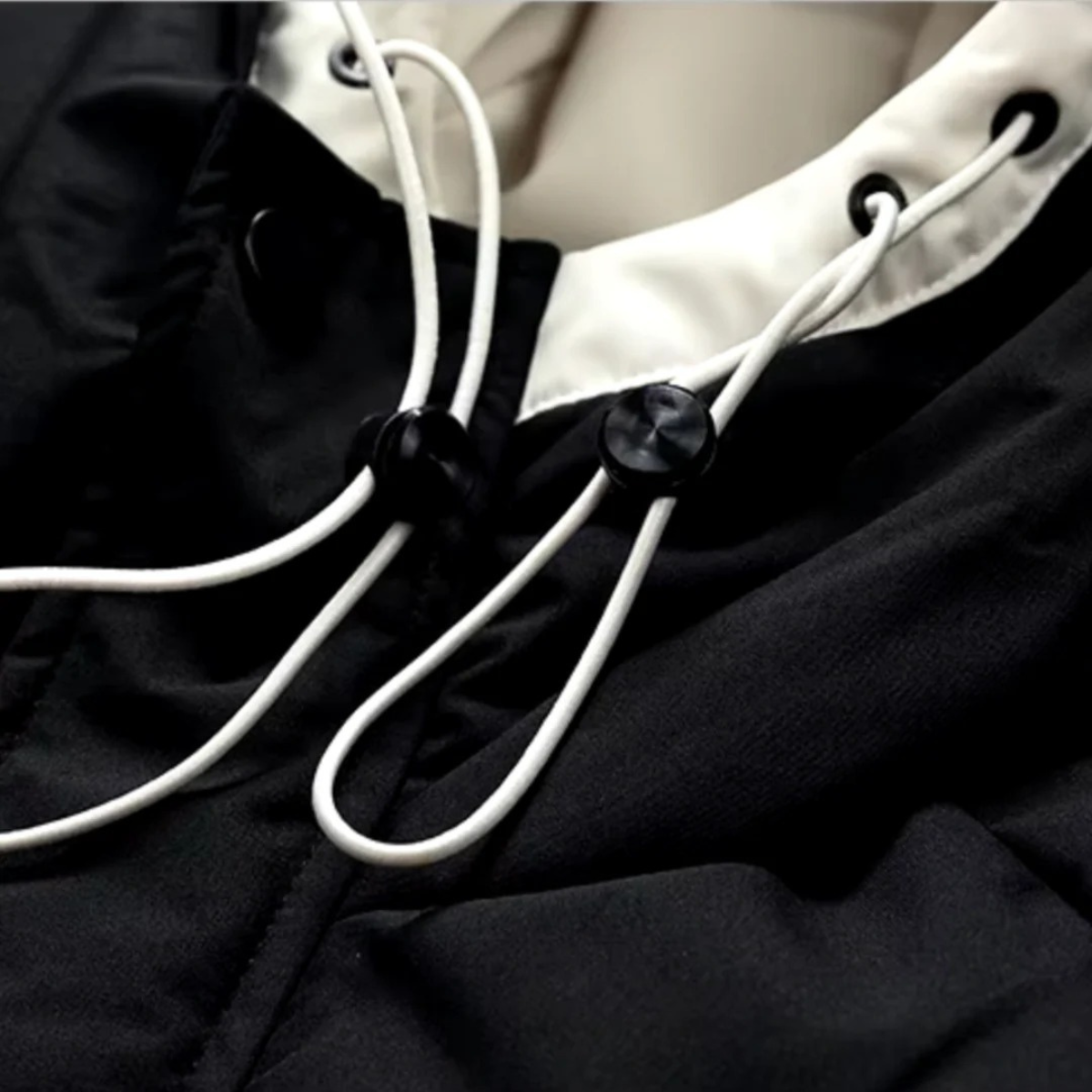 The London Men's Waterproof Puffer Jacket - Luxury Hooded Winter Coat