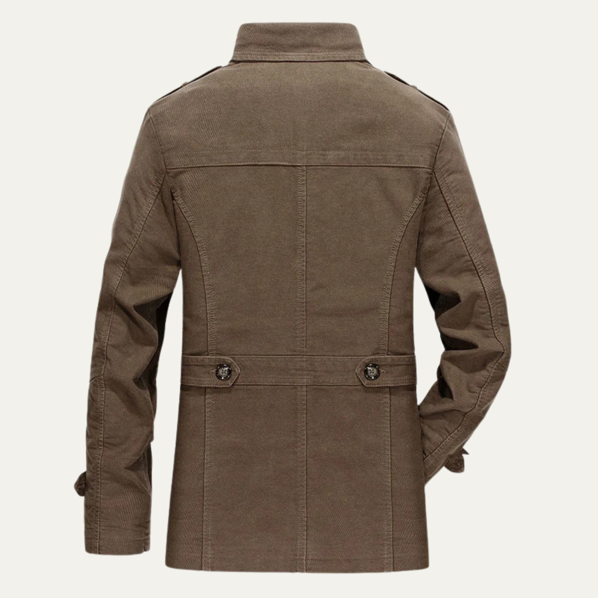 The Appiano Men’s Winter Wool Jacket with Plaid Lining and Double Breasted Design