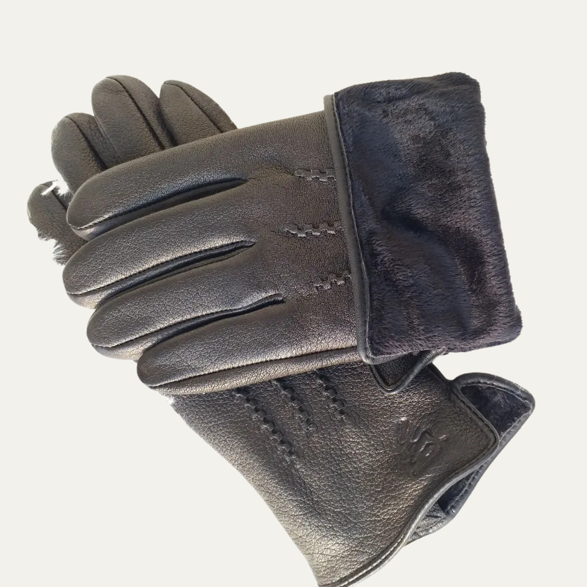 The Hartley Men’s Leather Winter Warm Gloves