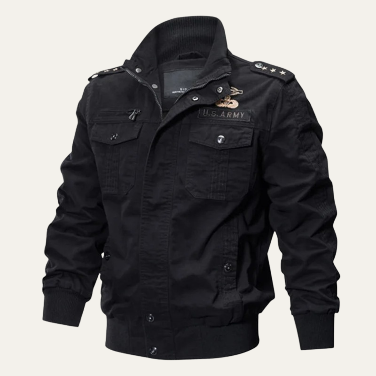 The Sydenham Men's Windproof Multi Pocket Military Style Bomber Jacket