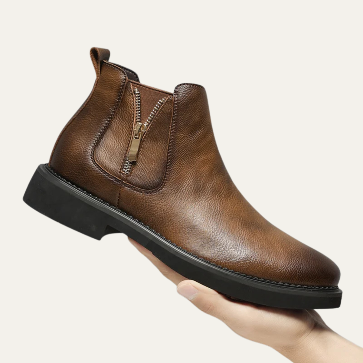 The Dulwich Men's Side Zip Classic Leather Ankle Boots