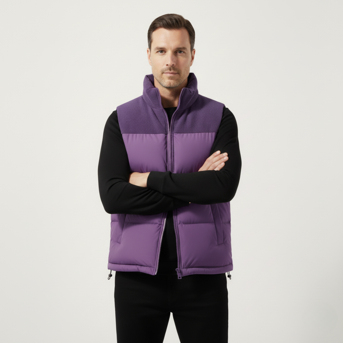 The Port Isaac Men's Stylish Quilted Puffer Gilet