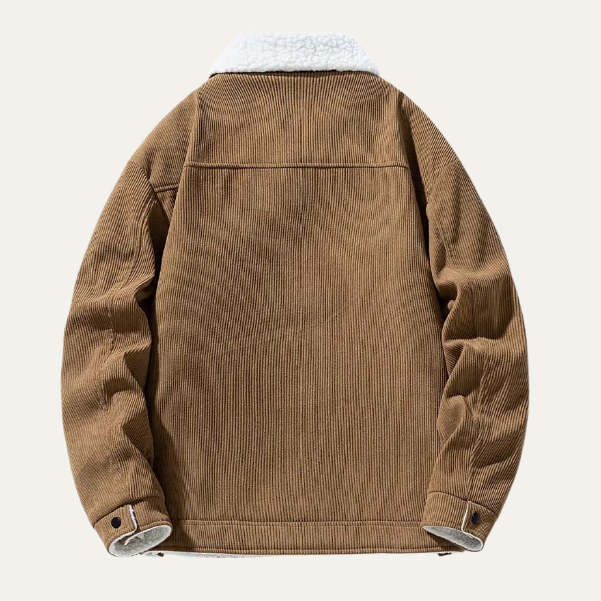 The Moneglia Men’s Corduroy Fleece Lined Sherpa Jacket