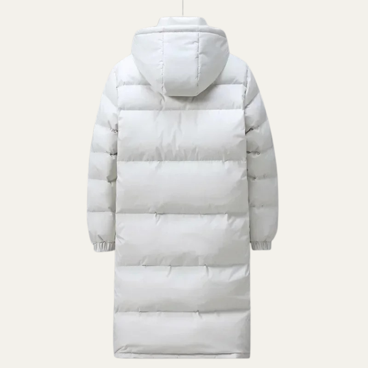 The Westminster Men’s Hooded Longline Black Puffer Coat