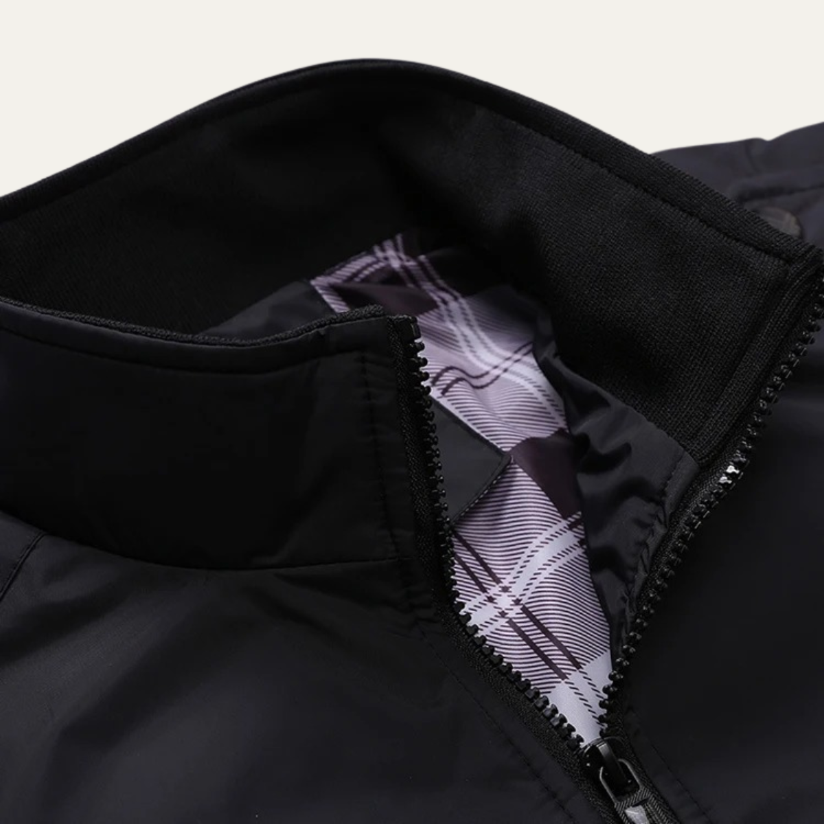 The Firenze Men's Lightweight Stand Collar Bomber Jacket